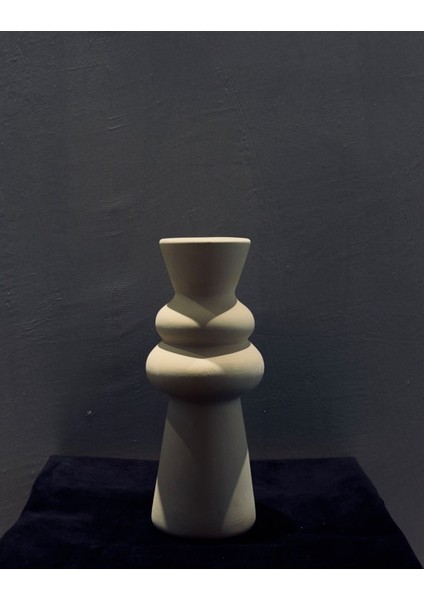 Modern Tasarım Seramik Vazo – 31X12 cm Dekoratif Obje Ev Dekorasyonu fiyatları