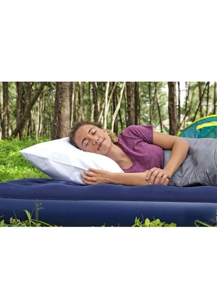 Tek Kişilik Şişme Yatak 185X76X22 cm + Pompa Hediyeli indirimleri
