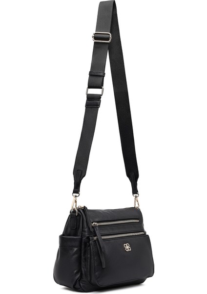 Kadın Siyah Uzun Askılı Çapraz Çanta 25ABD2510FT