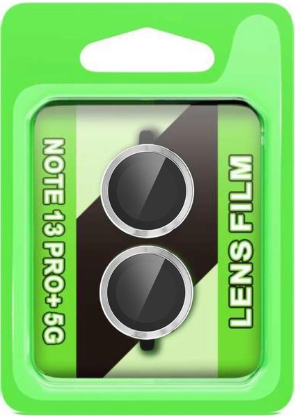 Buğz Xiaomi Redmi Note 13 Pro Plus Raze Metal Kamera Lens - Gümüş