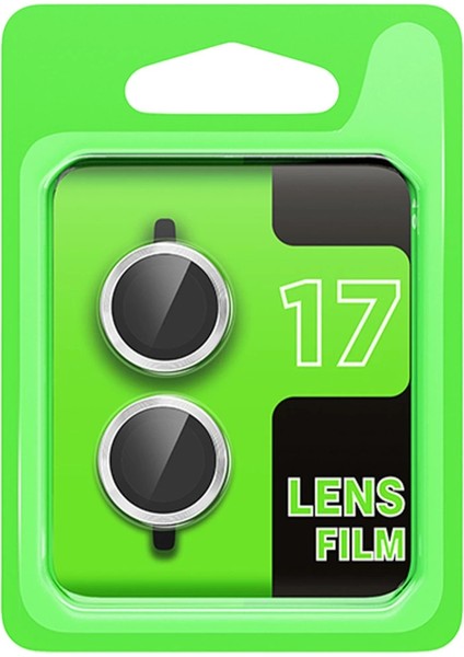 Buğz Apple Iphone 17 Raze Metal Kamera Lens - Gümüş