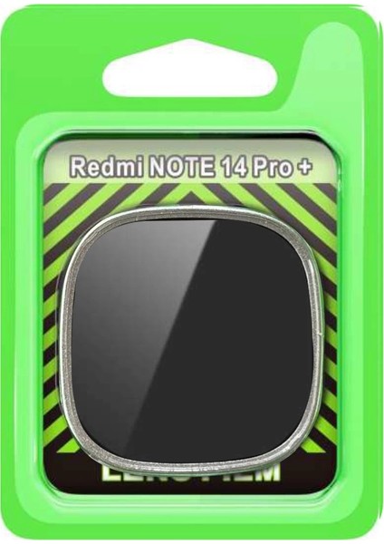 Buğz Xiaomi Redmi Note 14 Pro Plus Raze Metal Kamera Lens - Gümüş