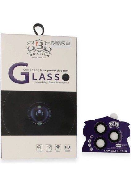 Buğz Iphone 14 Pro Max Bilvis Titan Kamera Lens - Siyah