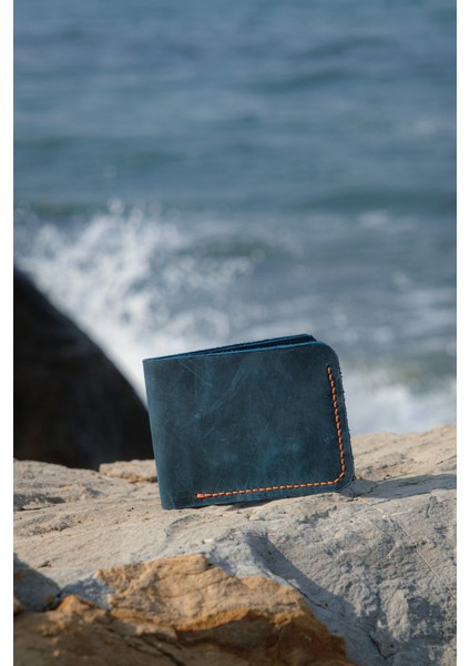 Deri Klasik Erkek Cüzdan - Hakiki Dana Derisi - El Işçiliği