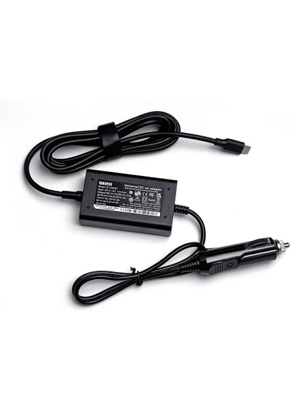 100W 12V-20V Evrensel Araç Şarj Cihazı Usb-C Dizüstü Bilgisayarlar Tablet Araç Şarjı Lenovo Hp Dell Asus