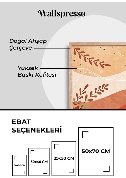 Bohem Ahşap Çerçeveli Tablo - 3'lü Tablo Set - Duvar Tablo - Üçlü Tablo - Salon Tablo - Mutfak Tablo modelleri