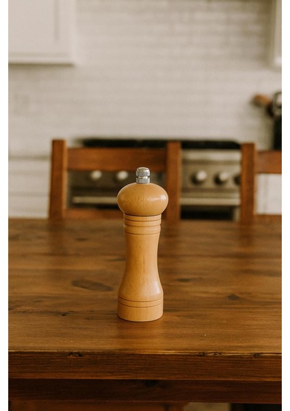 Banbu Gövdeli Komple Ahşap Tuz Karabiber Değirmeni Baharat Öğütücü Orta Boy fiyatları