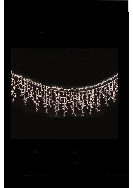 Buğz Eco Lounge Cata Ct 8503 Saçak LED Dış Mekan Perde Süsleme Beyaz Işık 1 mt modelleri