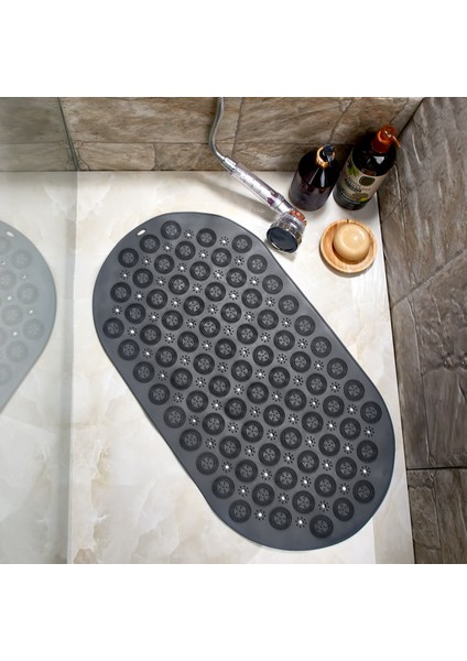 Çok Renkli Kaydırmaz Banyo Paspası, Tırtıklı Silikon Masaj Pedi fiyatları