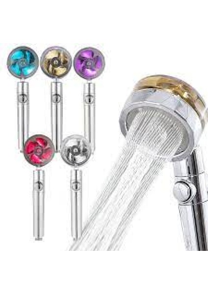 Renkli 360 Derece Dönebilen Su Tasarruflu Duş Başlığı modelleri