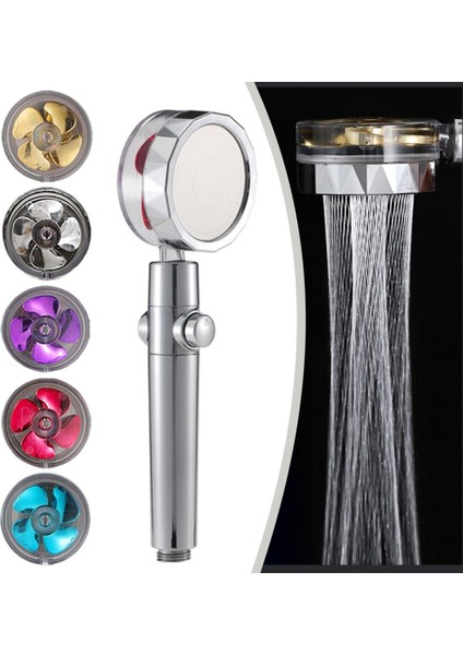 Renkli 360 Derece Dönebilen Su Tasarruflu Duş Başlığı indirimleri