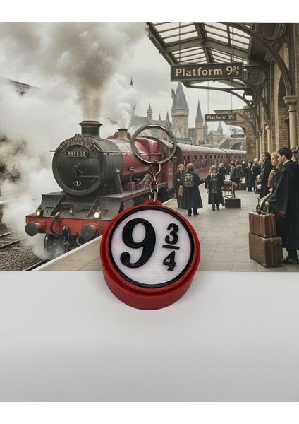 Harry Potter 9 3/4 Clicker Anahtarlık