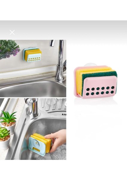 Sünger Tutacağı Vantuzlu Bulaşık Süngerliği Süngerlik Sünger Tutucu fiyatları
