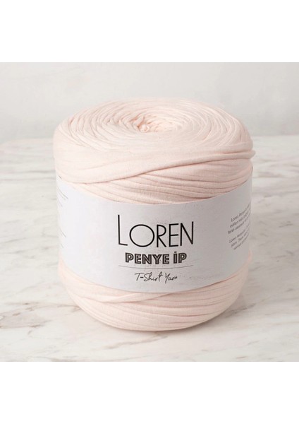 Loren Penye Kumaş El Örgü Ipi Toz Pembe - 77 - 33541