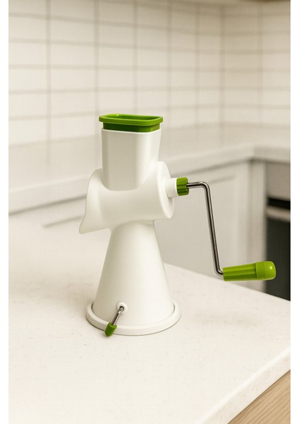 Paslanmaz Çelik Çevirmeli Rende Kollu Sebze Doğrayıcı modelleri