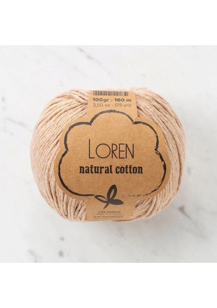 Loren Natural Cotton Ten Rengi El Örgü Ipi - R084 - 33922