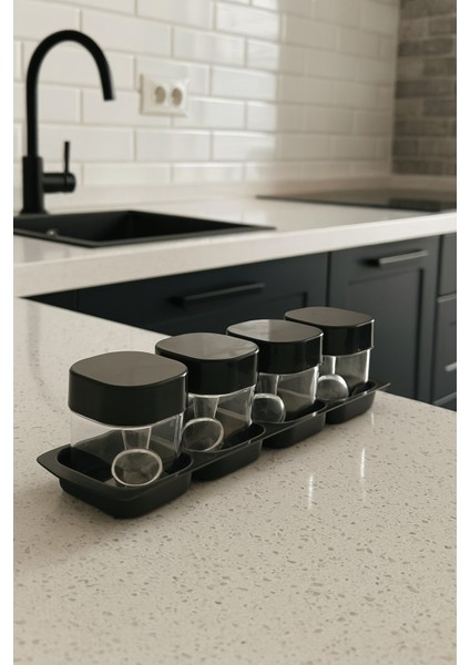 Lina 4'lü Vkapaklı Baharatlık/baharat Takımı fiyatları