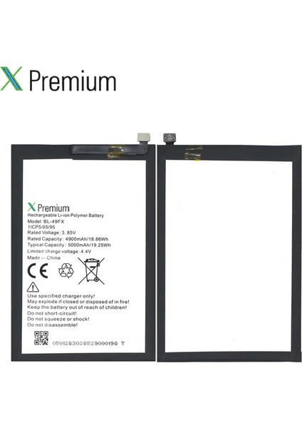 Xpremium Infinix Smart 6 Hd Uyumlu Batarya Pil Süper Yüksek Kalite 5000 Mah BL-49FX fırsatları