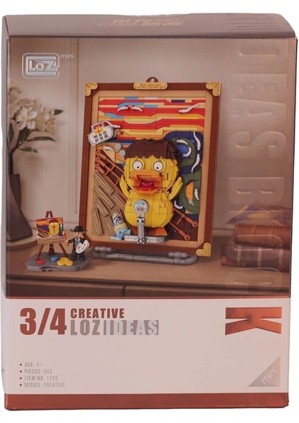 Buğz LZ-1288 Loz Ördek Ahşap Boyama 893 Parça Block Oyuncak fiyatları