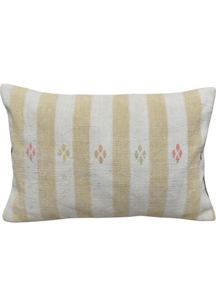 Yeni El Dokuma Dekoratif Kilim Kırlent Yastık Kılıfı 6680