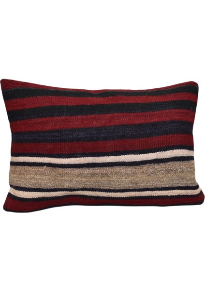 Yeni El Dokuma Dekoratif Kilim Kırlent Yastık Kılıfı 6672