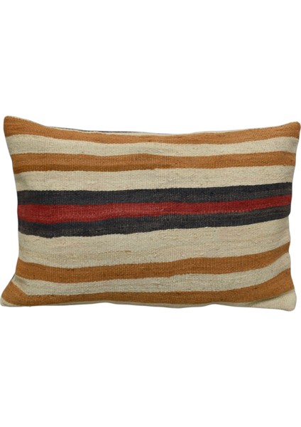 Yeni El Dokuma Dekoratif Kilim Kırlent Yastık Kılıfı 6683