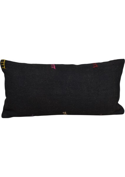 Yeni El Dokuma Dekoratif Lumbar Kilim Kırlent Yastık Kılıfı 6632
