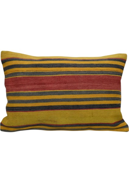 Yeni El Dokuma Dekoratif Kilim Kırlent Yastık Kılıfı 6661