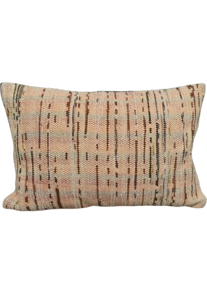 Yeni El Dokuma Dekoratif Kilim Kırlent Yastık Kılıfı 6675