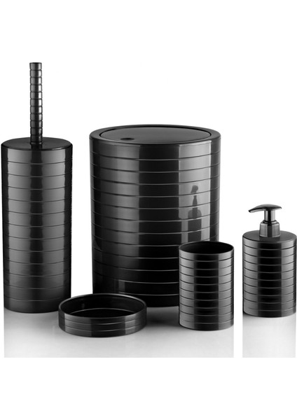 5 Parça Banyo Seti - Wc Tuvalet Seti - Temizlik Ekipmanları