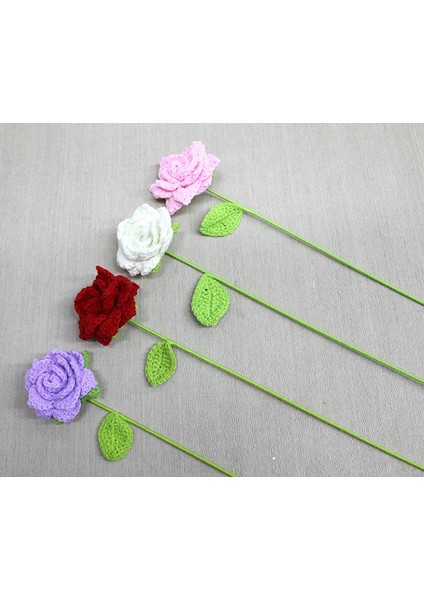 Buğz El Örgüsü Tekli Gül