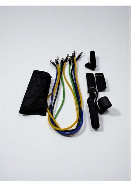 11 Parça Lateks Egzersiz Bandı Çekme Halatı Egzersiz Seti fiyatları