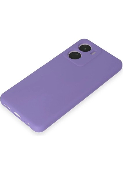 Buğz Vivo Y16 Kılıf First Silikon - Lila fırsatları
