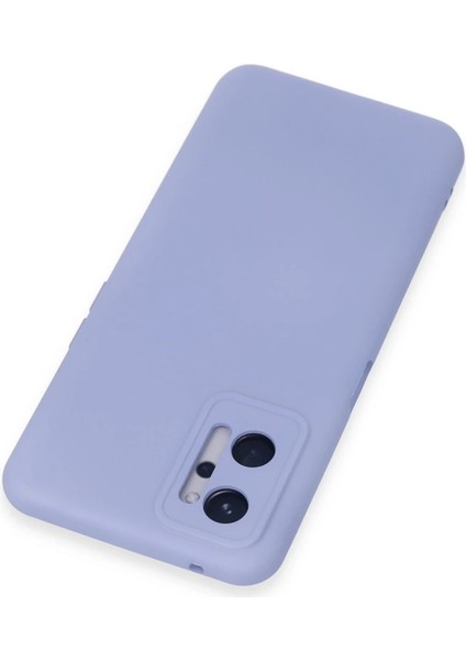 Buğz Realme 9i 4g Kılıf Nano Içi Kadife Silikon - Lila modelleri