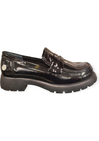 D25KA-795 Kadın Loafer Deri Ayakkabı