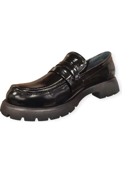 D25KA-795 Kadın Loafer Deri Ayakkabı modelleri