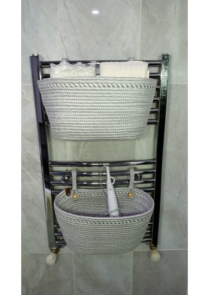 Tres Ip Havlupan Sepeti Organizer Sepet.yükseklik 19CM Genişlik 21CM*37CM