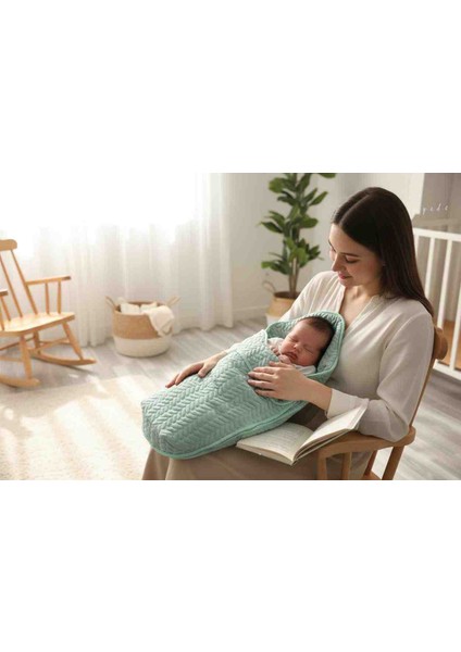 Bebek Kundak Uyku Tulumu Puset Örtüsü Setli Ana Kucağı