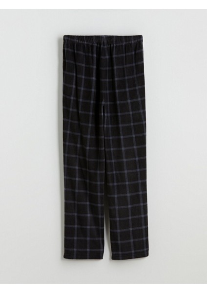 Yeni Sezon Standart Kalıp Ekose Erkek Pijama Alt