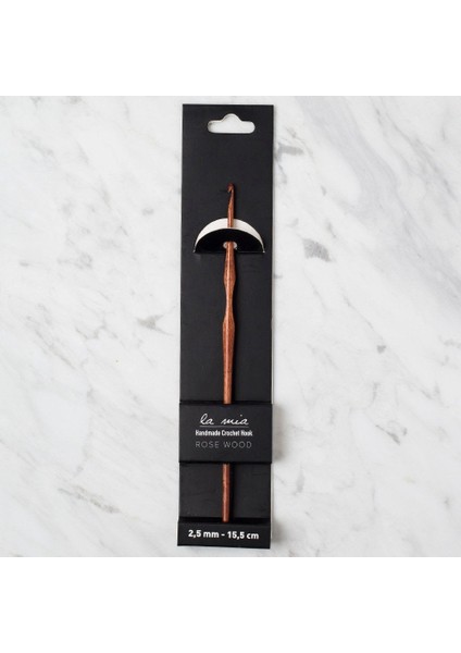 La Mia Rosewood 2.5 mm 15.5 cm Ahşap Yün Tığ