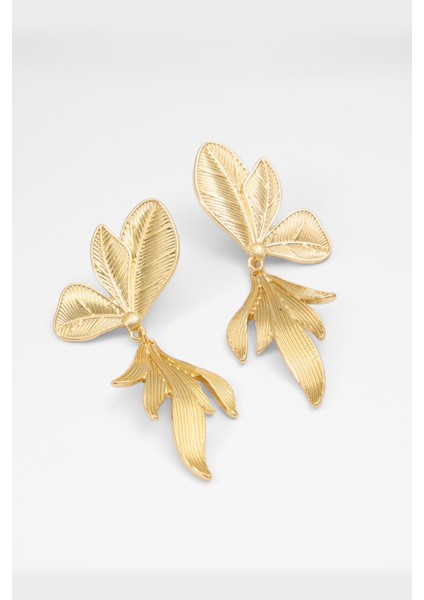 Leafora Kadın Küpe - Sarı