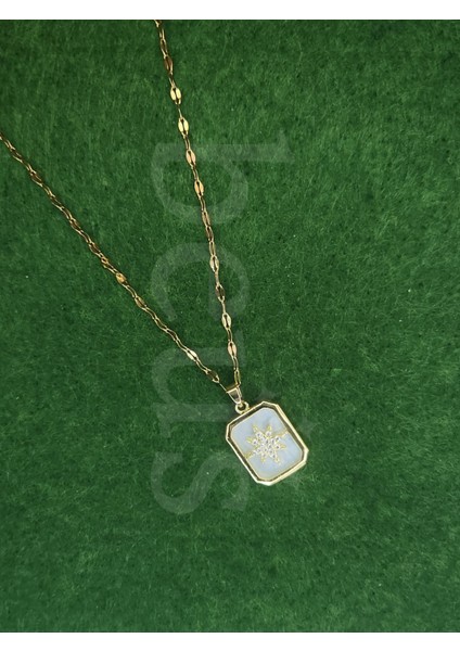 - Mineli Kutup Yıldızı Gold Kaplama Çelik Kolye fiyatları