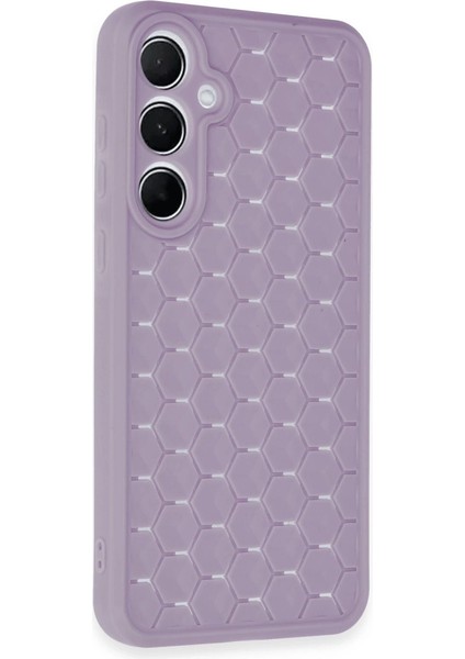 Newface Samsung Galaxy A25 5g Kılıf Petek Silikon Kapak - Lila fiyatları