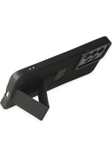 Samsung Galaxy A33 5g Kılıf Mega Standlı Silikon - Siyah fırsatları