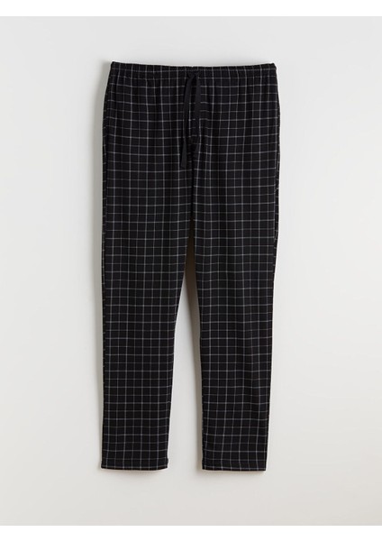 Yeni Sezon Standart Kalıp Ekose Erkek Pijama Alt