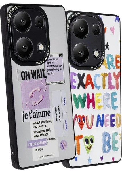 Newface Xiaomi Redmi Note 13 Pro 5g Kılıf Mirror Desenli Kapak - Mirror - 5 modelleri