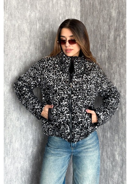 Kadın Pullu Mont 99544