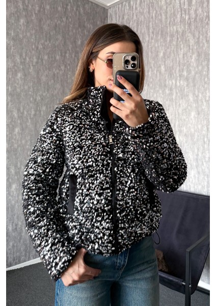 Kadın Pullu Mont 99544