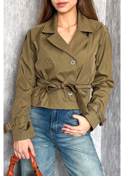 Kadın Kısa Kuşaklı Trençkot 5970 fiyatları