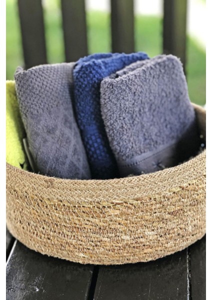 Haki Hasır Banyo Krem ve Havlu Sepeti Seti, Şık ve Kullanışlı Tasarım fırsatları